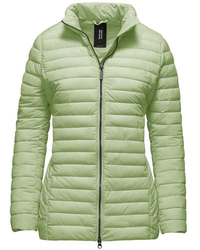 Bomboogie Lightweight stretch nylon down jacket - Verde
