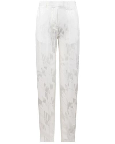 The Attico Slim-fit trousers - Blanco