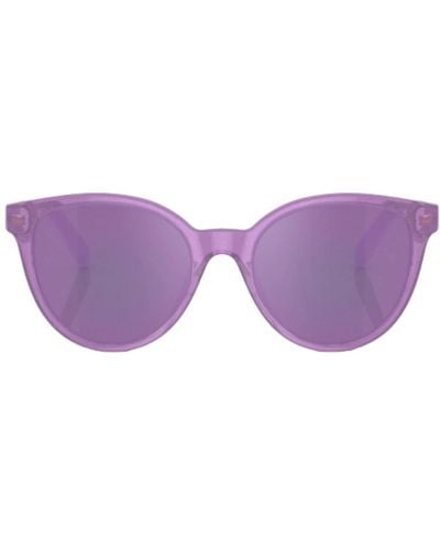Versace Modische transparente violette sonnenbrille - Lila