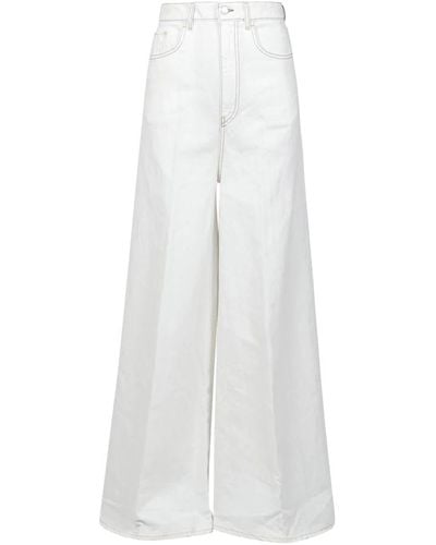 Department 5 Trousers > wide trousers - Blanc