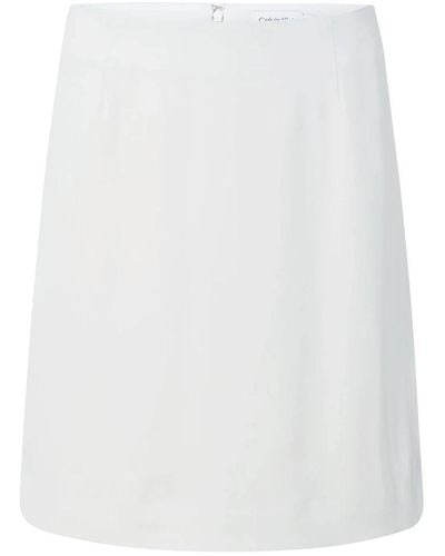 Calvin Klein Short Skirts - White