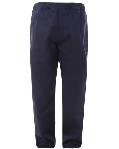 The Silted Company Cropped Trousers - Blue