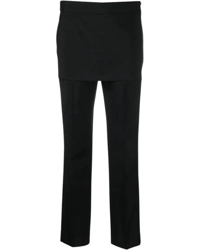 Givenchy Chinos de lana elegantes es - Negro