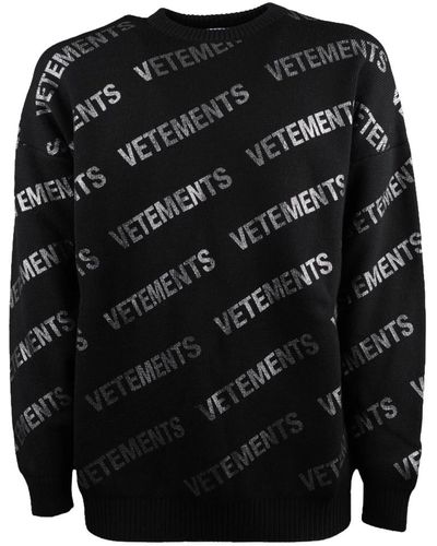 Vetements Wool sweater - Nero