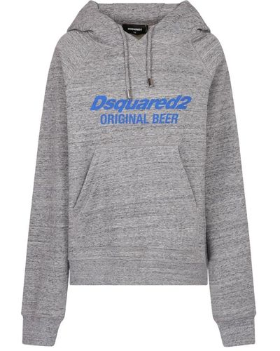 DSquared² Branded hoodie - Gris