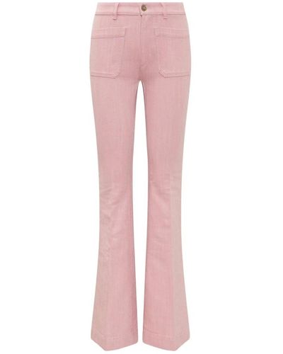 The Seafarer Trousers > wide trousers - Rose