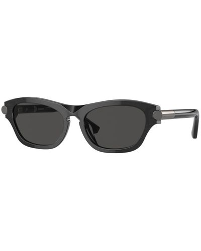 Burberry Stylische sonnenbrille in blauton - Schwarz
