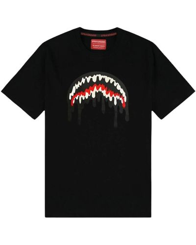 Sprayground T-Shirts - Black