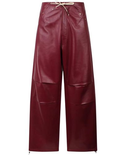 DARKPARK Wide Trousers - Red