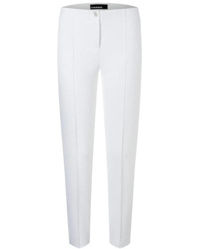 Cambio Suit Trousers - White