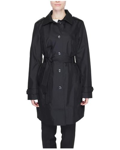 Street One Trench Coats - Black