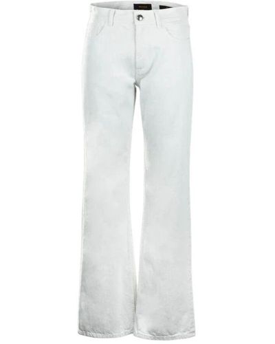 Moorer Nur-214 pantaloni - Bianco