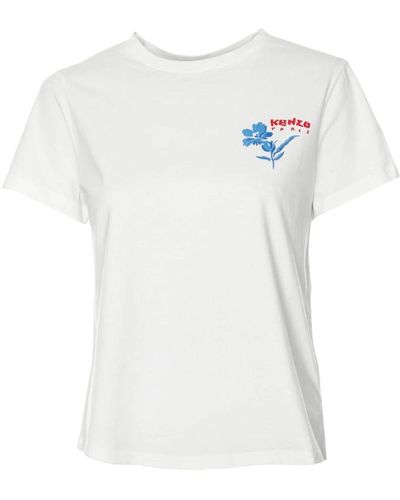 KENZO Blumen t-shirt - Weiß