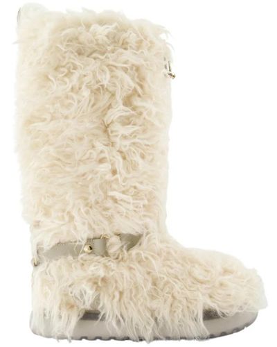 Moncler Beverly snow boots - Neutro