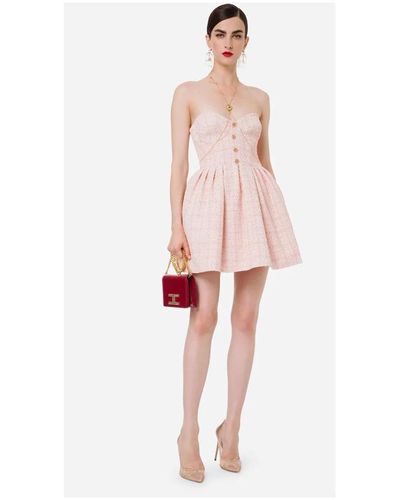 Elisabetta Franchi Short Dresses - Pink