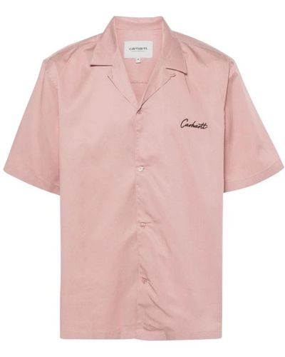 Carhartt Short Sleeve Shirts - Pink