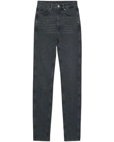 Anine Bing Slim-fit jeans - Grigio