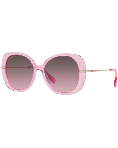 Burberry Eugenie sonnenbrille rosa/grau getönt - Pink