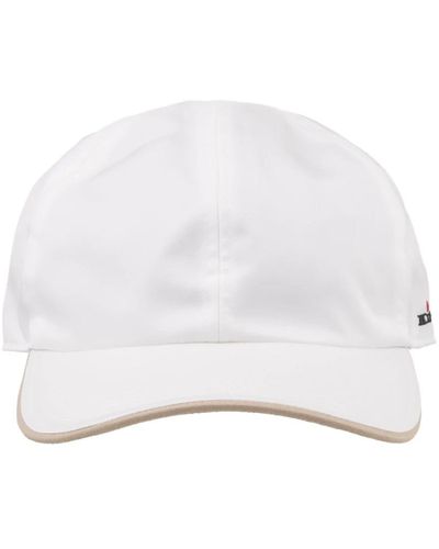 Kiton Caps - White