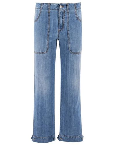 Ermanno Scervino Jeans > straight jeans - Bleu