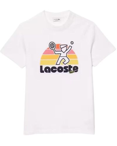 Lacoste Casual tee shirt th8567, t-shirt - Weiß