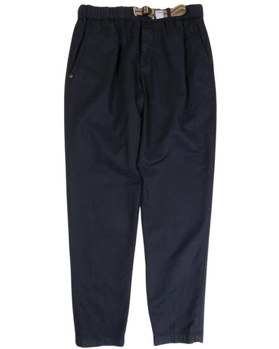 White Sand Straight Trousers - Blue