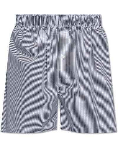 Maison Margiela Shorts > casual shorts - Bleu