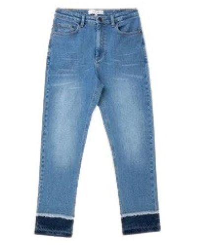 Munthe Jeans cropped - Blu