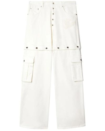 Off-White c/o Virgil Abloh Wide Jeans - White