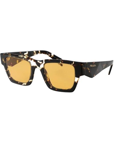 Prada Stylische sonnenbrille für trendigen look - Mettallic