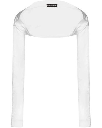 Dolce & Gabbana Long Sleeve Tops - White