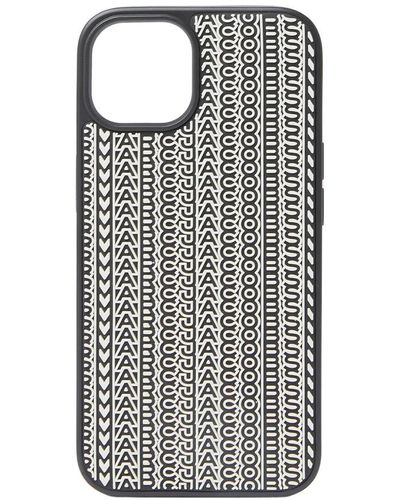 Marc Jacobs Custodia monogram per telefono - Nero