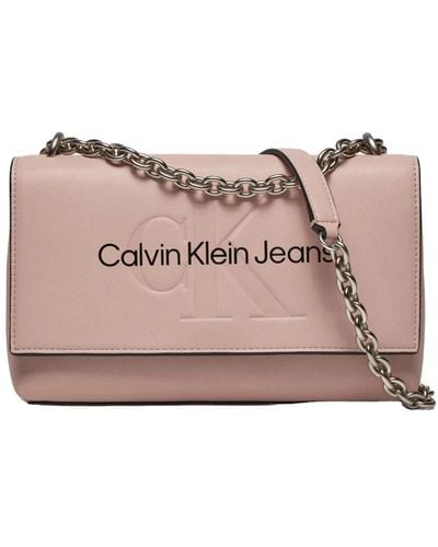 Calvin Klein Cross Body Bags - Pink