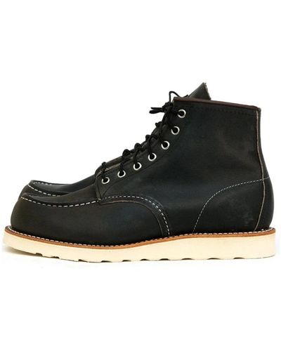 Red Wing Lace-Up Boots - Black