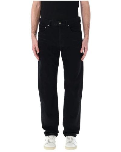 Saint Laurent Schwarze denim jeans gerades bein,jeans,slim-fit jeans