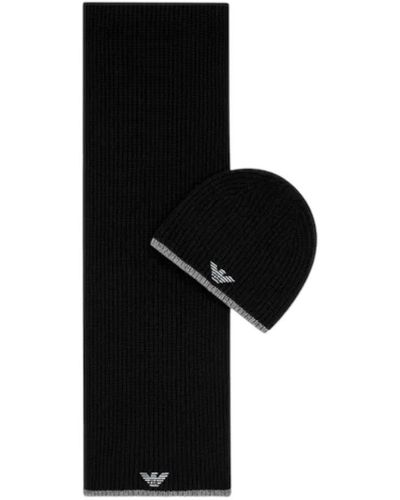 Emporio Armani Winter Scarves - Black