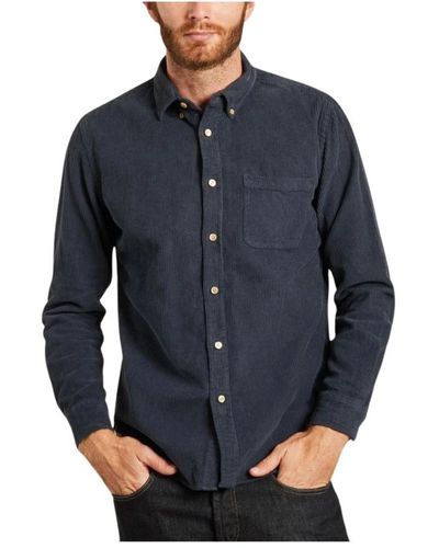 Portuguese Flannel Shirts > casual shirts - Bleu