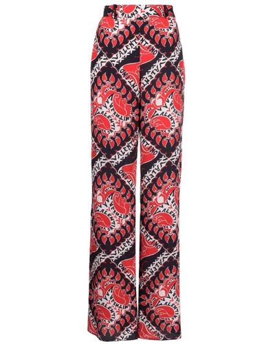 Valentino Wide trousers - Rot