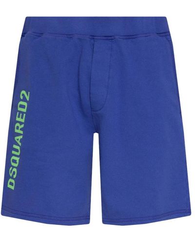 DSquared² Short Shorts - Blue