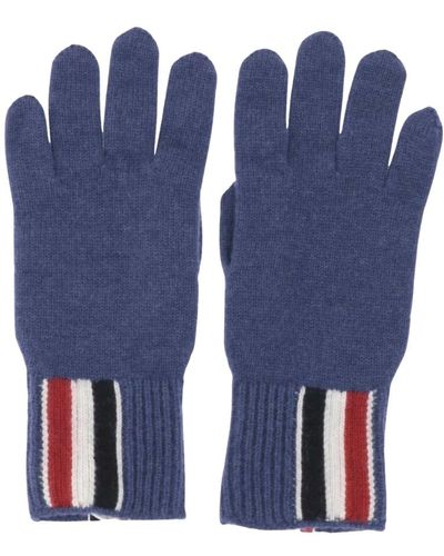 Thom Browne Gloves - Blau