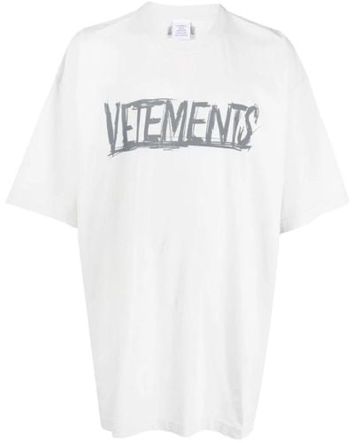 Vetements T-Shirts - White