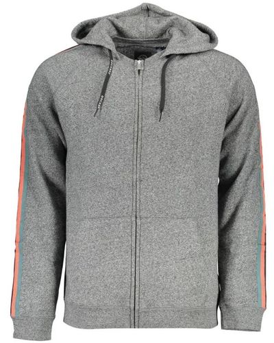 Dockers Grauer hoodie mit logo-detail