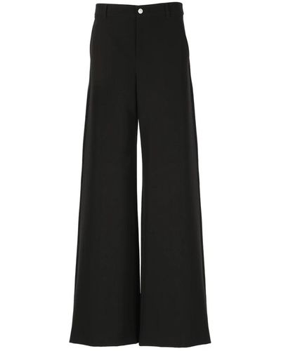Moschino Trousers > wide trousers - Noir