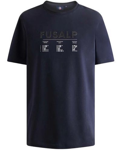 Fusalp Klassisches morsecode t-shirt - Blau