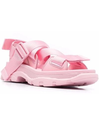 Alexander McQueen Flat Sandals - Pink