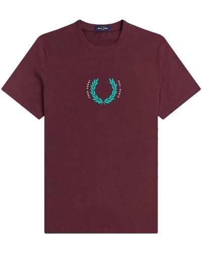 Fred Perry Lorbeerkranz t-shirt f perry - Lila