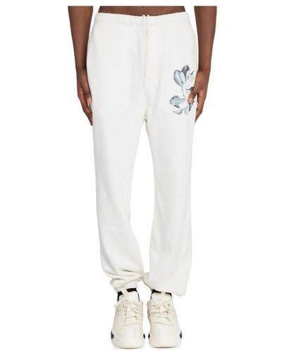 Y-3 Trousers > sweatpants - Blanc