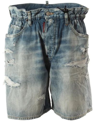 DSquared² Pantaloncini di jeans - Blu