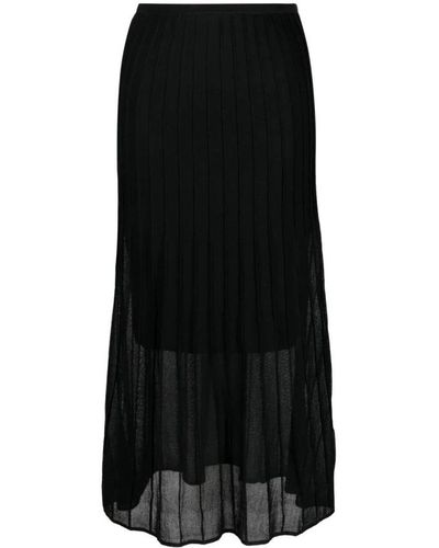 Calvin Klein Midi Skirts - Black