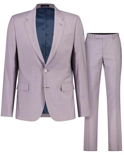 PS by Paul Smith Single Breasted Suits - Purple